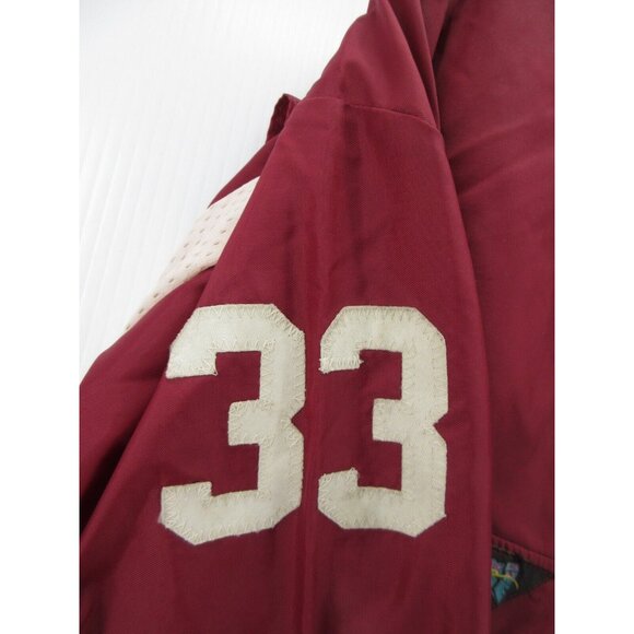 VINTAGE Swarthmore College Jacket Large 80s Wave One 1/4 Zip Letterman * - Picture 6 of 16